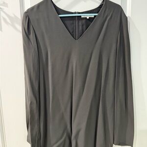 Helmut Lang long sleeve mini shift w exposed back zipper size L